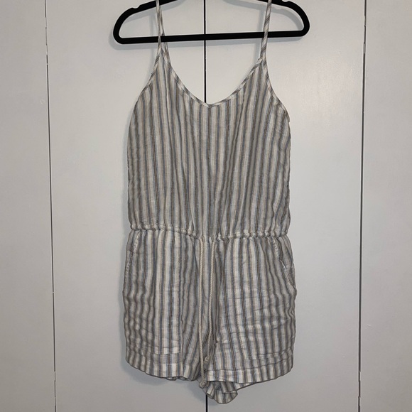 Lou & Grey by Loft Linen Romper - Picture 1 of 4
